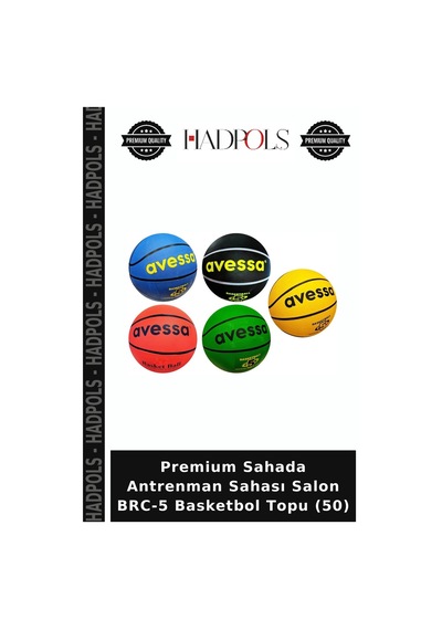 Premium Sahada Antrenman Sahası Salon Brc-5 Basketbol Topu 50