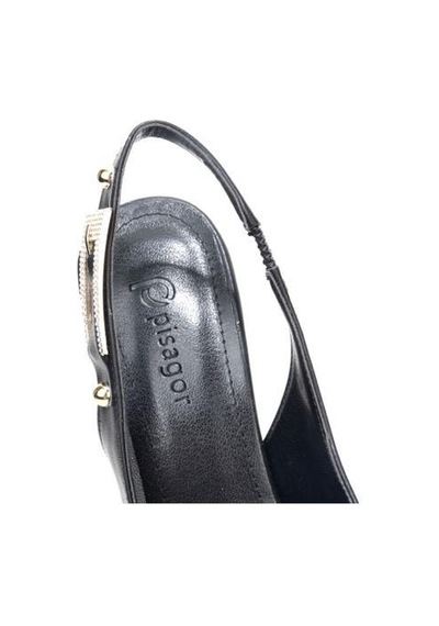 Pisagor Ps-32620 8,5 Cm Topuklu Kadın Stiletto Ayakkabı siyah