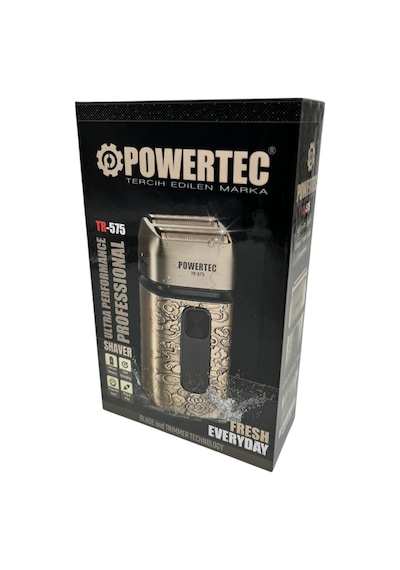 Powertec TR-575 Profesyonel Günlük Sakal Tıraş Makinesi + Yedek Başlık