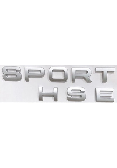 Range Rover Uyumlu Sport Hse Açık Gri Bagaj Yazısı 3m 3d Abs