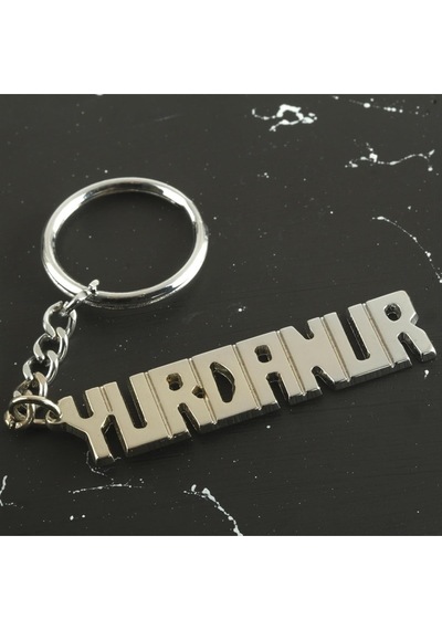 Yurdanur - 611 - - Muratech - İsimli Anahtarlık Çok Renkli