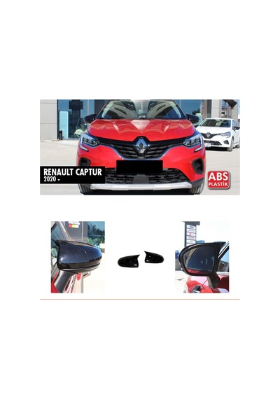Renault Captur Batman Yarasa Ayna Kapağı Piona Black Abs 2020 Ve Üzeri