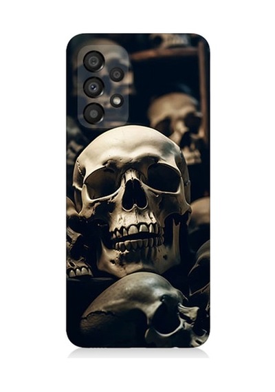 Samsung Galaxy A53 Uyumlu Kuru Kafa Desenli Silikon Kılıf