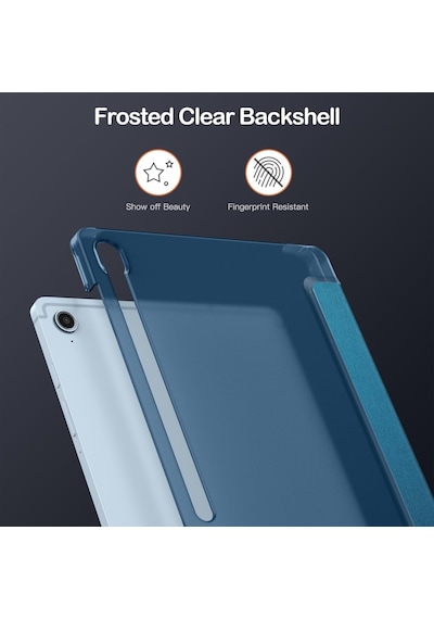 Samsung Uyumlu Galaxy S10 Fe+ Plus 13.1inç Kılıf Flip Cover Kalem Bölmeli Pc Case Kapaklı
