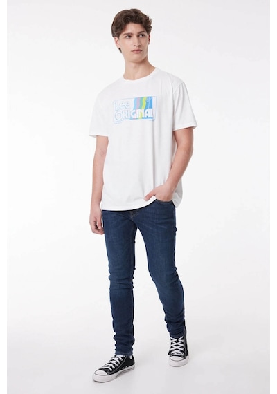 Lee Erkek T-shirt Ekru Ll07fenq 24ymc8000213 Mc80043 Ekru