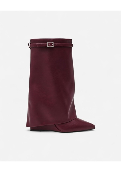 Steve Madden Shocker Dk Cherry Lacq Kadın Dk Cherry Çizme Shocker-cherry Brodo