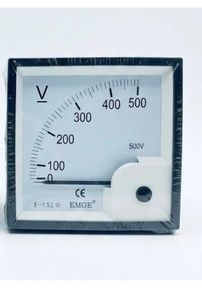 Emge Voltmetre 500 V 96x96 Cm Ac