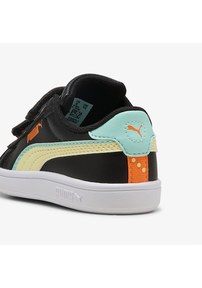 Puma Smash 3.0 Playdate Çocuk Siyah Spor Ayakkabı 402828 Siyah