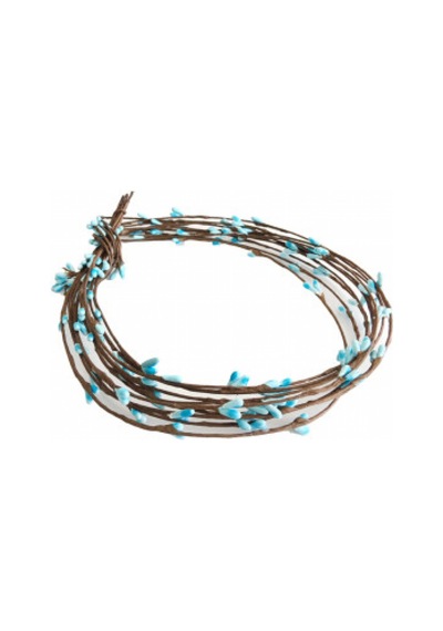 Çiçek cipso (taç yapmak için) mavi 65cm p50
