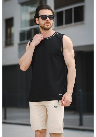 Mozi Mikro Polyester Slim Fit Performans Antrenman Sporcu Erkek Atlet 001