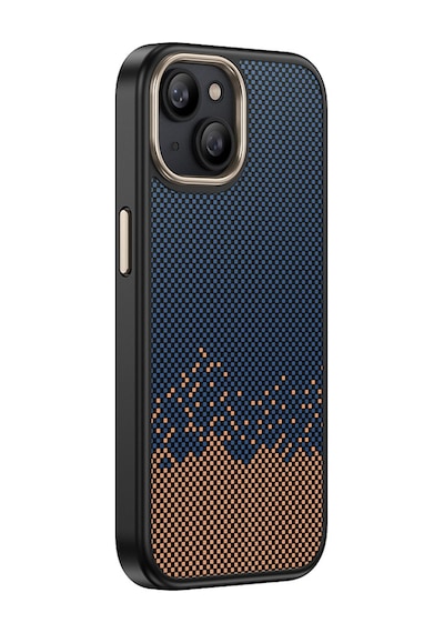 Teleplus Apple Uyumlu iPhone  15 Plus Kılıf M-safe Manyetik Şarj Karbon Fiber Görünüm Antina Kapak