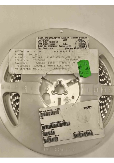 293d105x9050c2te3 1mf 50v C Tantal Kondansatör 20 Adet 73786790