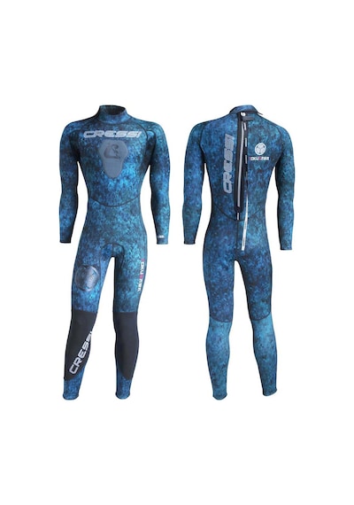 Cressi Tokugawa Man 3 Mm Mavi Kamuflaj Dalış Elbisesi Xlarge Çok Renkli