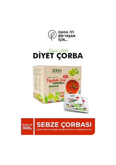 Hhs Elma Lifli Sebze Çorbası Diyet Çorba 20 x 15 G