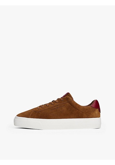 Tommy Hilfiger Premıum Dress Cupsole Suede Erkek Kahverengi Spor Ayakkabı - Fm0fm05573 Tommy Hilfiger Premıum Dress Cupsole Suede Erkek Kahverengi Spor Ayakkabı - Fm0fm05573
