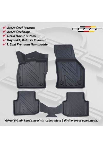 Cupra Formentor Paspas Araca Özel 2021 2024 Bosse Paspas 3d Havuzlu
