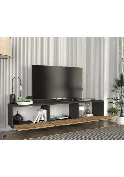 Maggie Tv Stand Antrasit - Atlantik Çam Diğer Maggie Tv Stand Antrasit - Atlantik Çam Diğer