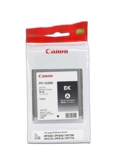 Canon Pfı 102Bk Black Siyah Plotter Kartuş Ipf500/700/710/750