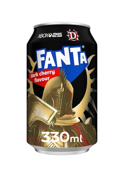 Fanta Dark Cherry Flavour - Elma Ve Kiraz Aromalı Gazlı İçecek 330 Ml