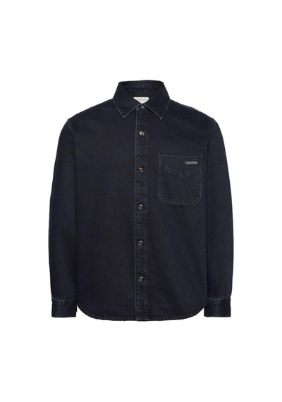 Calvin Klein Blue Black Stone 90s Overshırt-12593 Siyah