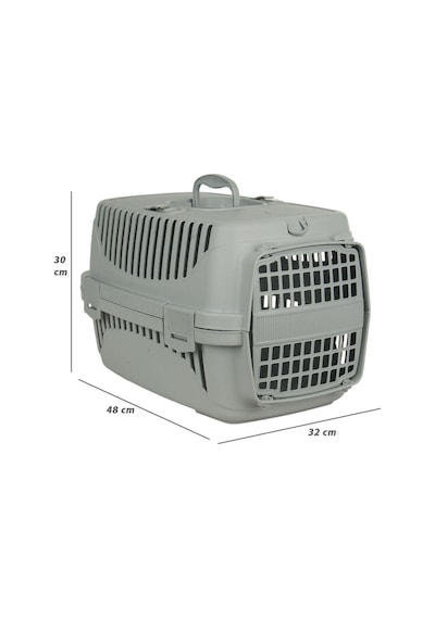 Pribor Hz-100 Kedi Köpek Evcil Hayvan Taşıma Çantası Box Orta Boy Çok Fonksiyonlu Gri