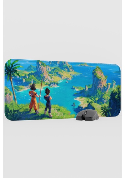 Dragon Ball Anime V2 - 70x30 Xl Gaming Kauçuk Kaymaz Taban Mouse Pad Fare Altlığı