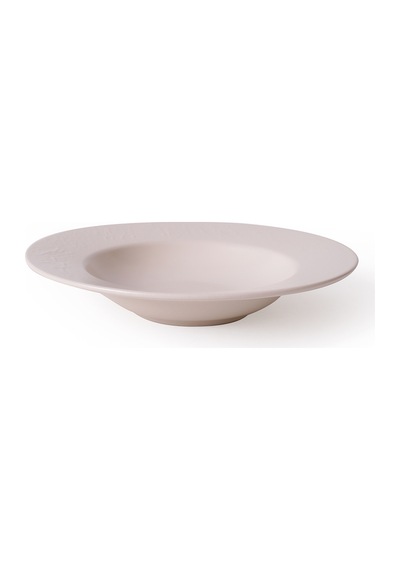 Keramika Mat Şeffaf Krem İyonya Makarna Tabağı 28 Cm 950