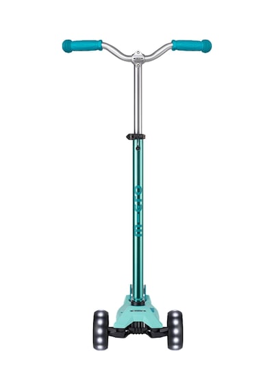 Micro Maxi Deluxe Pro Led 3 Tekerli Işıklı Çocuk Scooter Vibrant Blue Turkuaz