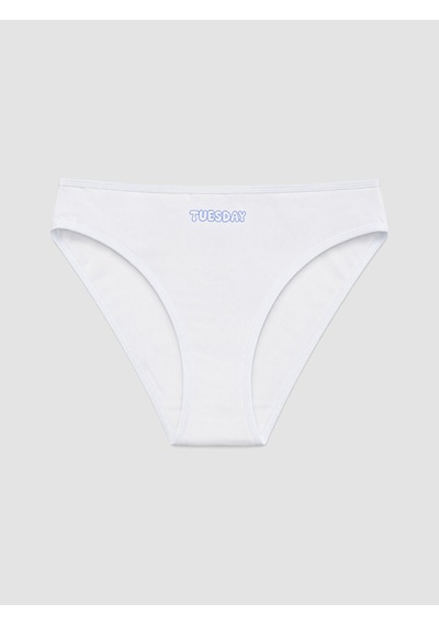 Lcw Young Beyaz Baskılı Bikini Külot