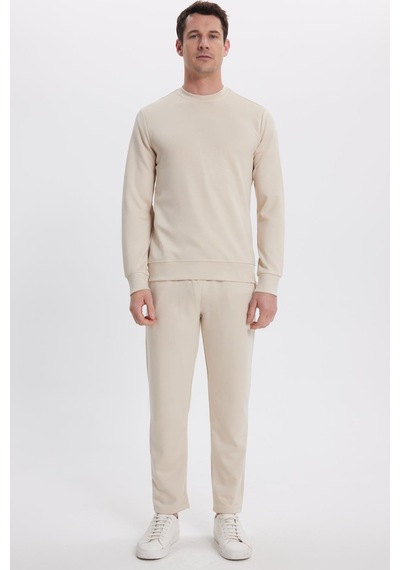 Tudors Erkek Slim Fit Dar Kesim Beli Bağcıklı 3 Cepli Geniş Paça Kemik Eşofman Altı-41911 Kemik Tudors Erkek Slim Fit Dar Kesim Beli Bağcıklı 3 Cepli Geniş Paça Kemik Eşofman Altı-41911 Kemik