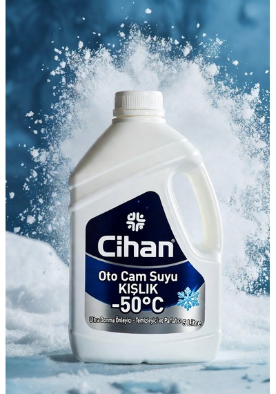 Cihan Oto Cam Suyu Kışlık -50 5 Litre