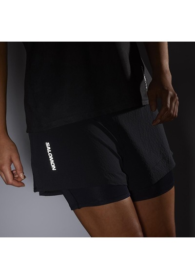 Salomon Sense Aero 2ın1 Short W 27412 Siyah