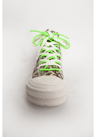 Guja Kadın Günlük Kanvas Kumaş Yüksek Bilek Sneaker Gj 285/2 Yeşil