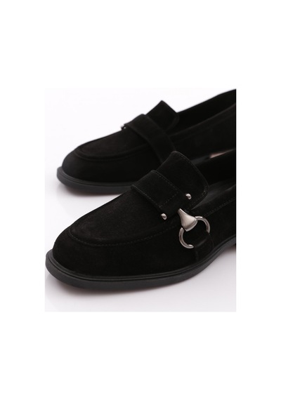 Dgn 26076 Kadın Loafer Ayakkabı Siyah