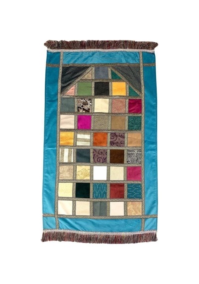 10 Adet El Yapımı Kırk Yama Seccade 70x110cm Çok Renkli