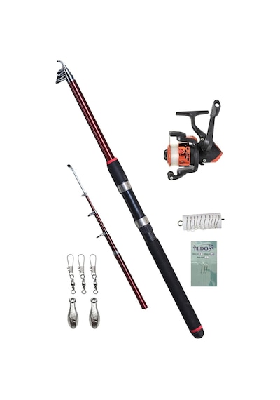 210 Cm Kamış Makina Olta Seti Çocuk Olta Seti Tam Takım Olta Set Hobi Kıyı Set