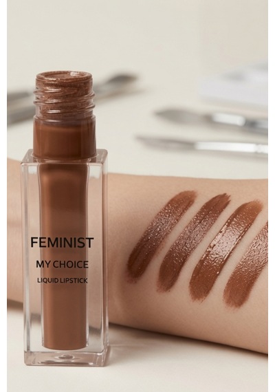 Kremsi Dokulu, Kadife Bitişli-parlak Yoğun Pigment, Gün Boyu Kalıcı Mocha