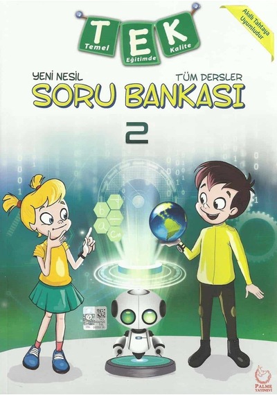 Kitapcenter-Palme 2.Sınıf Tek Yeni Nesil Tüm Dersler Soru Kitabı