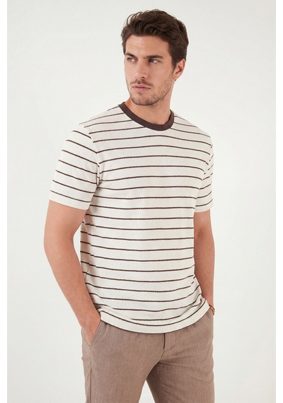 Buratti Erkek T Shirt 5904039 Kahve Kahve