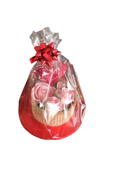 Sevgililer Günü Ledli Gül Sepeti 10cm 10cm