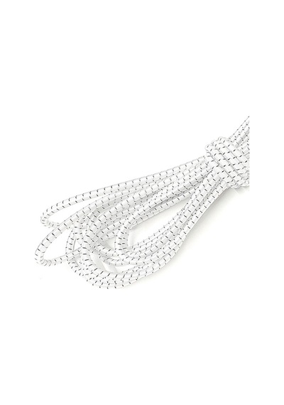 Desenli Beyaz Simli 5 Metre 2 Mm Yuvarlak Lastik