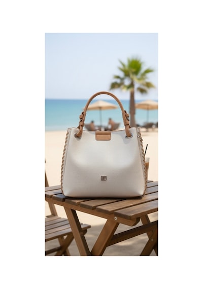 Just Polo Kadın Yeni Sezon El Çantası Krem Taba Yeni 50284235