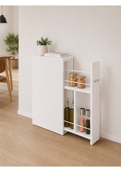 Yukon Sürgülü Banyo Dolabı Beyaz - Beyaz Yukon Sürgülü Banyo Dolabı Beyaz - Beyaz