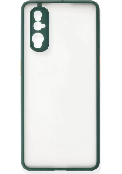 Newface Oppo Find X2 Kılıf Montreal Silikon Kapak - Yeşil