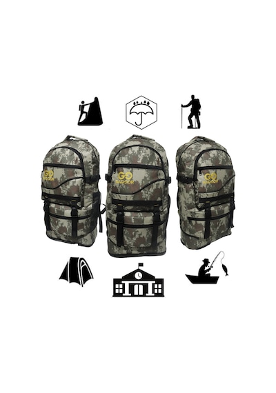 Baggor Siyah 65 L Outdoor Sırt Çantası