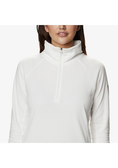 Columbia Glacial 1/2 Zipped Kadın Beyaz Polar Düz 1802201125 Krem
