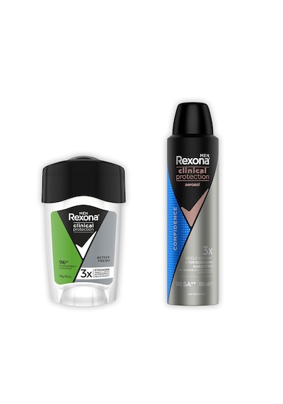 Rexona Men Clinical Protection Erkek Sprey Deodorant 150 Ml + Erkek Stick Deodorant 50 ml