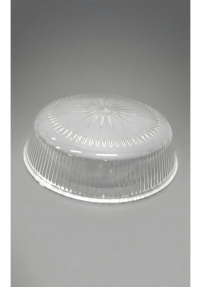 Glop Armatür Kapağı Standart Ölçü Çapı 19 Cm , 3 Tırnaklı Pastik Şeffaf Geçme Kapak 1 Adet 1