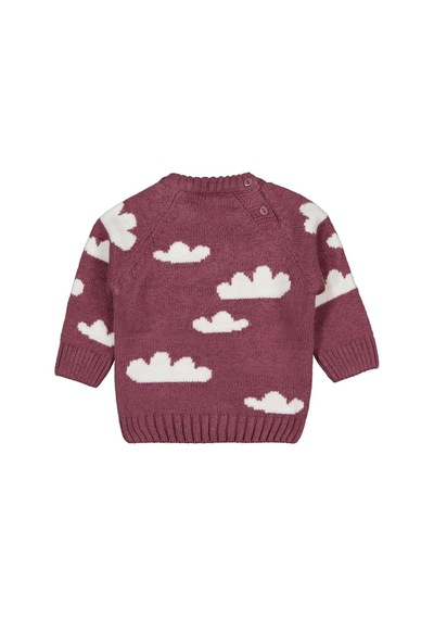 Civil Baby Cloud Örgü 6-18 Ay Kazak - Pembe Gülkurusu