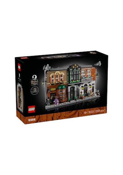 Lego Icons Sherlock Holmes: Kitaplık Dekoru 10351